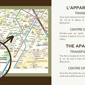  Appartement Prox.gare Montparnasse-galeries Lafayette! 4pers.